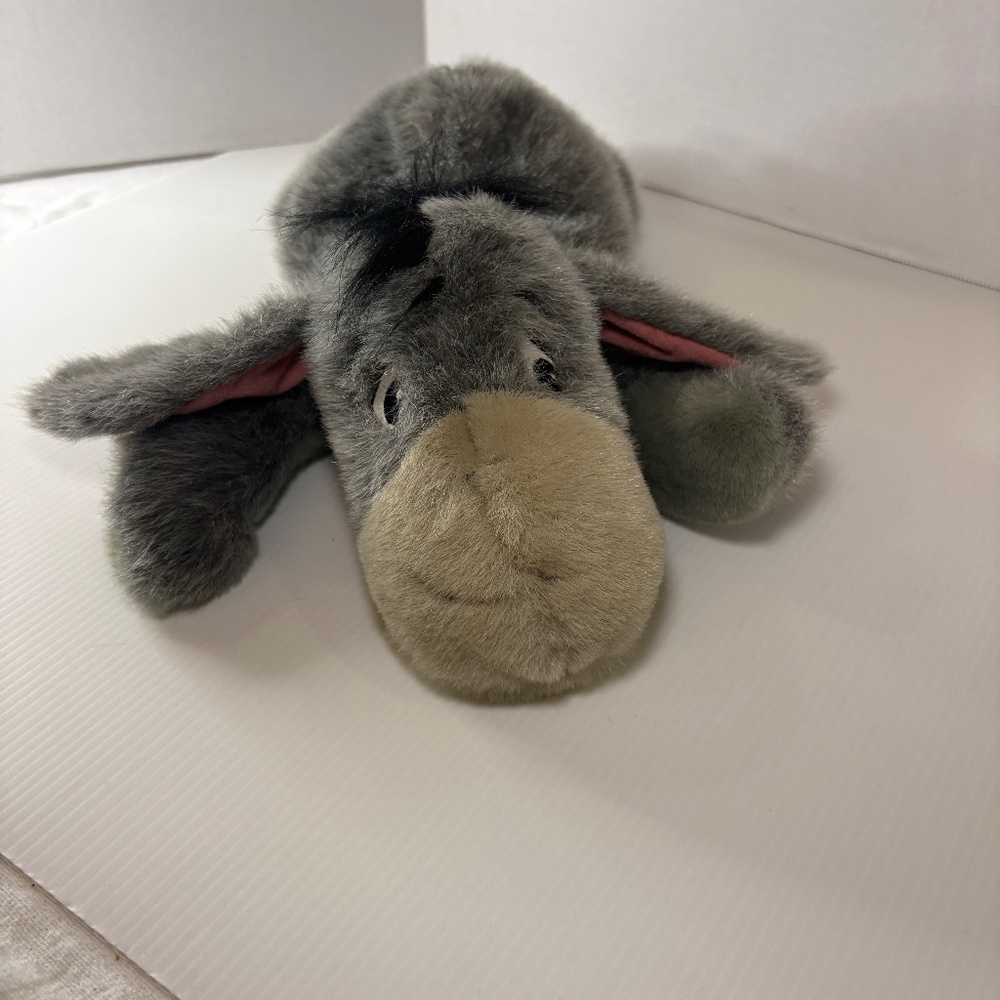 Vintage Walt Disney World Plush Eeyore No Tail 18 Inches Stuffed Winnie The Pooh